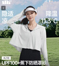 蕉下（beneunder）防晒衣女春夏新款冰丝凉感升级披肩AL118浅炭灰M 实拍图