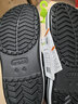 卡骆驰（CROCS）贝雅卡骆班洞洞鞋|205089 黑色/白色-066   41 /42(260mm)   实拍图