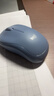 罗技（Logitech）M221 轻音鼠标 无线鼠标 办公鼠标 对称鼠标 带无线微型接收器 雾霭蓝 实拍图
