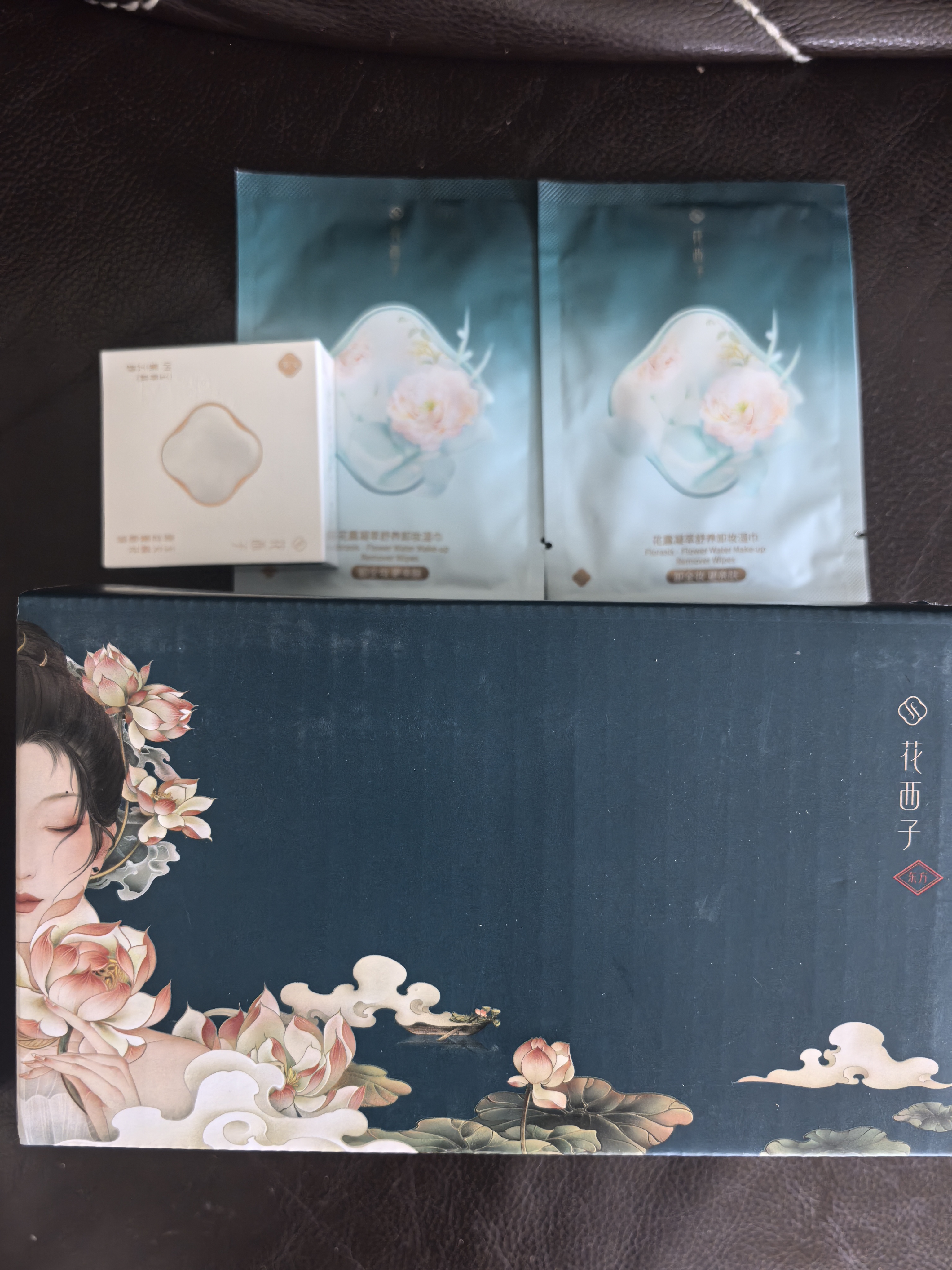 花西子【定底组合】好气色防晒粉饼+气垫 1+2 定妆遮瑕不脱妆生日礼物女 实拍图