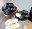CROCS卡骆驰洞洞鞋贝雅洞洞鞋轻便运动鞋耐磨一脚蹬拖鞋休闲鞋|10126 黑色-001 40 (250mm) 实拍图