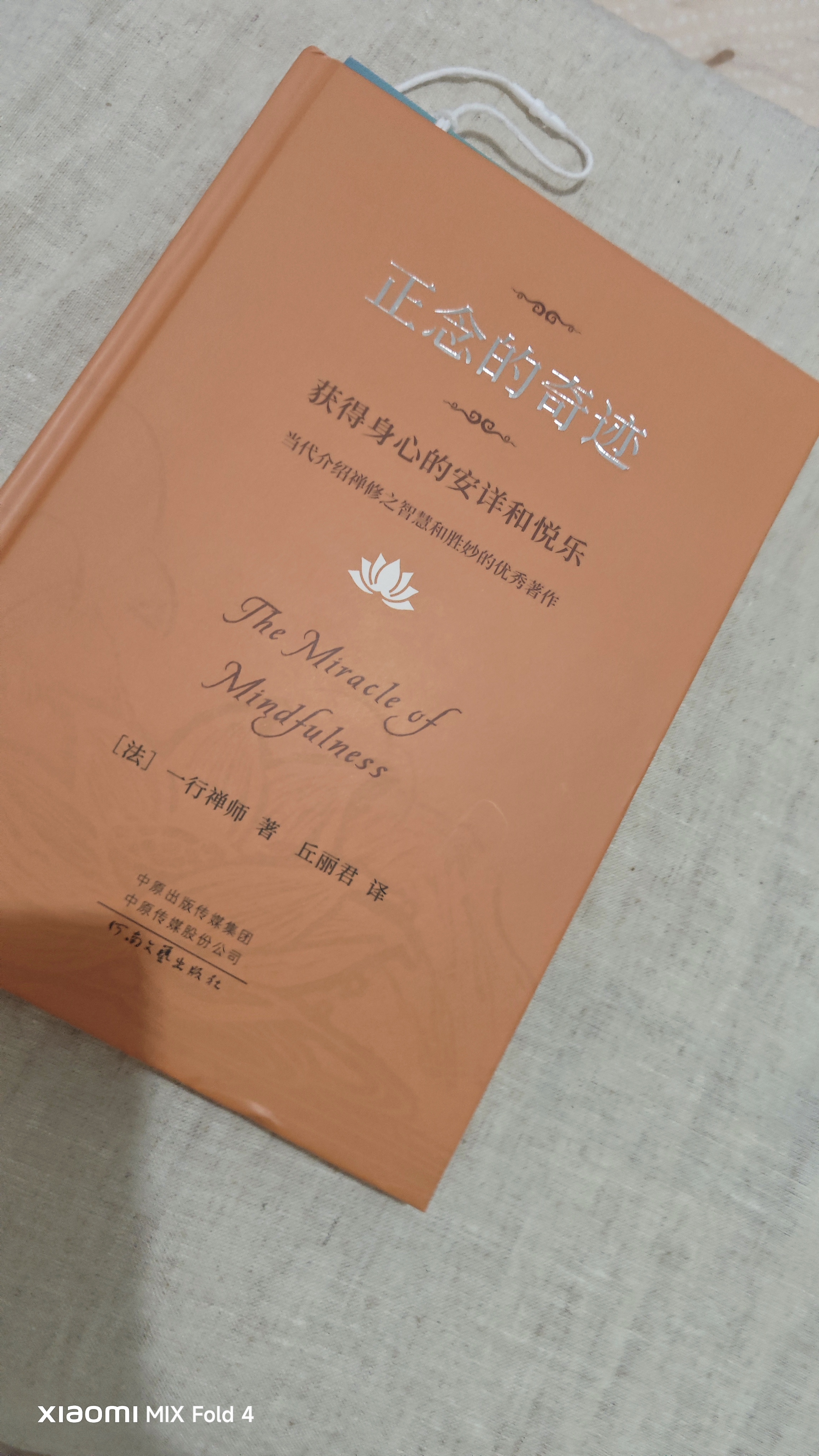 【精装经典版】正念的奇迹：获得身心的安详和悦乐 一行禅师禅修经典 京东自营正品保证 实拍图