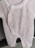 女婴儿连体衣夏季薄款纯棉提花宝宝衣服长袖空调服夏装外出服 紫色 90cm 实拍图