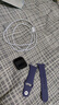 Apple/苹果 Watch S11 智能手表GPS款46毫米银色铝金属表壳雾紫色运动型表带S/M MEVW4CH/B 实拍图