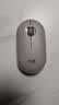 罗技（Logitech）LOGITECH PEBBLE 无线蓝牙鼠标 静音鼠标 办公鹅卵石造型 轻薄便携 时尚小巧 烟云灰 实拍图