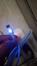 液态硅胶快充数据线适用华为充电线带灯闪充type-c手机充电器线充电线快充线 1米海洋蓝TYPEC口 实拍图