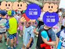 佑游儿童泳衣男童分体青少年泡温泉宝宝游泳馆泳裤四件套32001蓝色2XL 实拍图