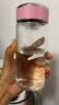 希诺单层玻璃杯2026新款花茶杯透明高颜值水杯女家用便携泡茶杯子 实拍图