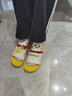 惠夫人情侣拖鞋夏天女士洗澡家居家用韩版室内软底防滑厚底可爱浴室拖鞋 果缤纷 绿色 38-39码（适合37-38码穿） 实拍图