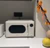 美的（Midea）【爆款历史底价】复古奶油风高颜值微波炉20L小型家用迷你五档速热均匀加热易清洁转盘式M2F M2F复古奶油风微波炉 20L 实拍图
