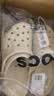 卡骆驰（CROCS）新款厚底云朵洞洞鞋送女友礼物206750 骨白色   36-37 实拍图