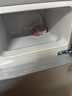 华宝小冰箱小型家用出租房用冷藏冷冻两用一级能效节能省电迷你宿舍寝室办公室二门电冰箱 【店长推荐】58L银色【一级能效】 实拍图