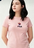 斐乐（FILA） 女装官方女士短袖T恤夏季休闲运动内搭t恤百搭短T上衣 麦町粉-F51W328152FPK XL （175/92A/XL） 实拍图
