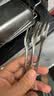 onlycook304不锈钢水果叉 蛋糕甜品叉子水果签 牛排叉西餐餐具5支套装 实拍图