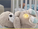 费雪（Fisher-Price）婴儿玩具安抚玩偶哄睡六一儿童节礼物-音乐安抚酣睡小水獭GHL41 实拍图