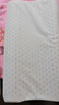 富安娜儿童乳胶枕 A类泰国进口抗菌儿童护颈高枕 一只装 50*30*7-9cm 白 实拍图