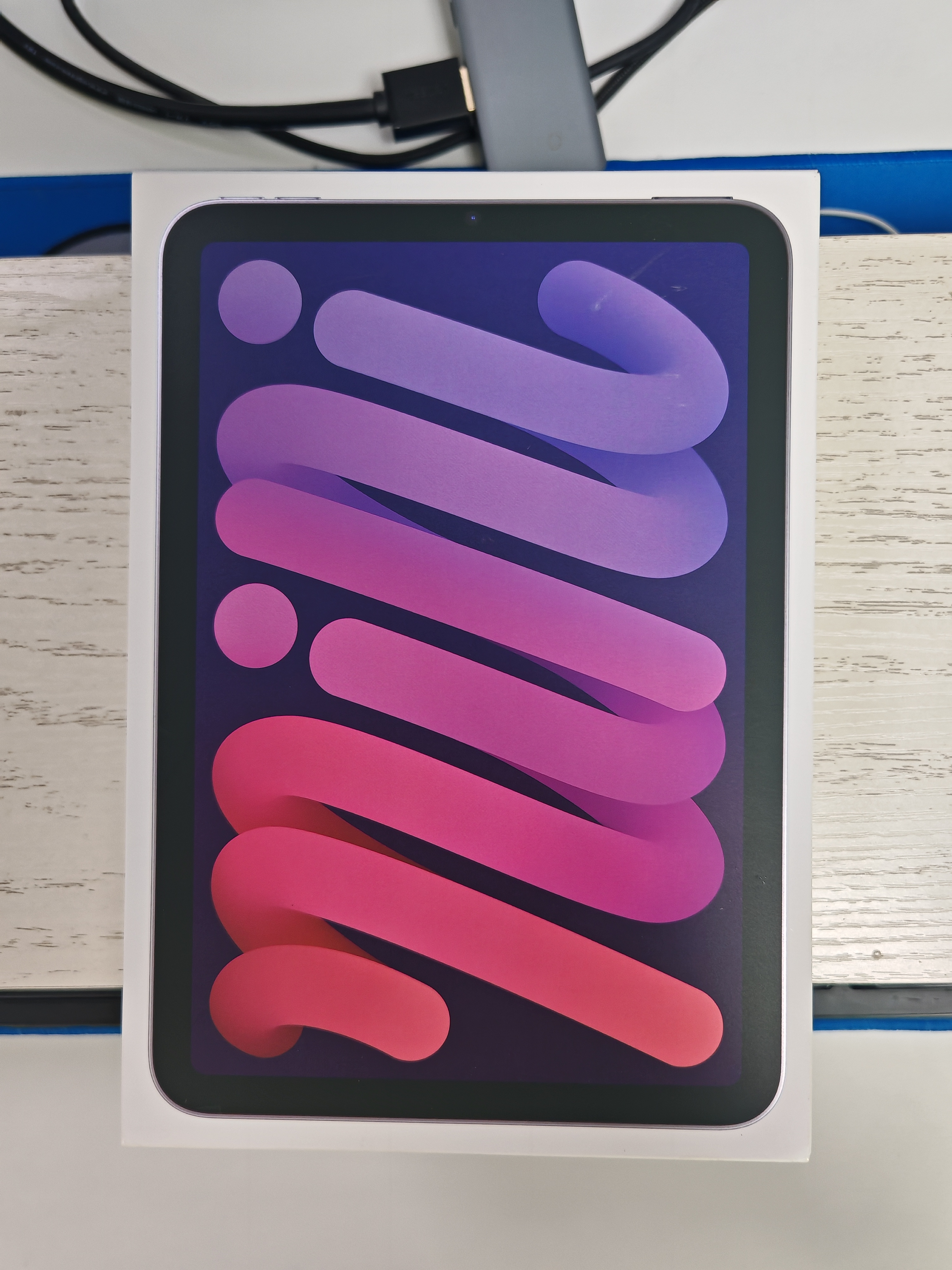 Apple/苹果 iPad mini (A17 Pro) 8.3英寸 平板电脑(512G eSIM版/mini7/MYHK3CH/A)紫色 实拍图