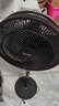 美的（Midea）【超级单品】七叶轻音立式电风扇家用柔风落地扇台式桌面小型风扇大风量节能摇头宿舍电扇 SAF30AB 实拍图