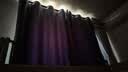 水星家纺免打孔窗帘遮光卧室全遮光布杆子全套遮阳帘卡曼塔2.8x2.0m蓝色 实拍图