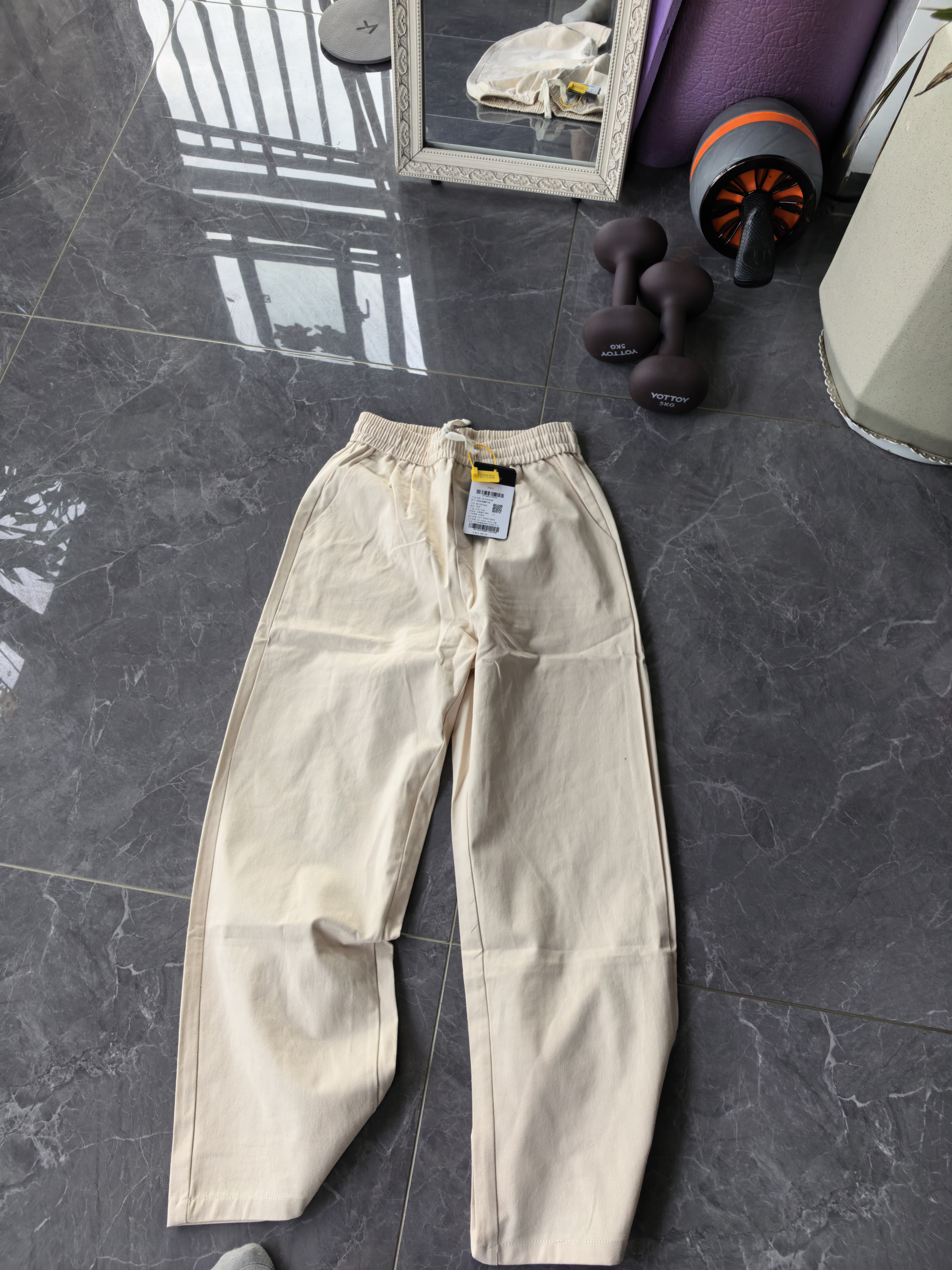 Dickies美式高端潮流休闲裤春秋新款男士宽松直筒阔腿运动工装长裤子秋冬 杏色 常规 【官方正品】 M 实拍图