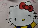 【办公标配】鼠标垫少女心凯蒂猫桌垫Hello kitty小号笔记本办公桌通用数码键盘垫 凯蒂猫 红色蝴蝶结 260*210*2mm（无锁边） 实拍图