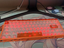 狼蛛（AULA）HERO 68XS镂空无线三模磁轴键盘RT电竞游戏专用双8K ARGB背光68键客制化机械键盘无畏契约 双8K【幻宇橙-雪神磁轴】无线三模 实拍图