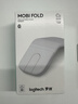 罗技（Logitech）MOBI口袋折叠便携 无线蓝牙鼠标 白色 实拍图