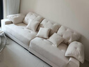 杜杜美家奶油风麂皮绒布艺沙发组合客厅小户型简约现代直排云朵沙发A61# 实拍图