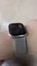 Apple/苹果 Watch S11 智能手表GPS款46毫米玫瑰金色铝金属表壳淡桃粉色运动型表带M/L MEVU4CH/B 实拍图