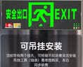 趣行安全出口指示灯 A型消防应急疏散标志灯国标CCC逃生照明 双面正向 实拍图