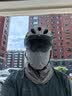 特步（XTEP）防晒面罩骑行冰丝面巾围脖套魔术头巾男女防风尘骑车登山钓鱼装备 【降温隔热/冰丝面罩】浅灰色 均码【80-200斤】 实拍图