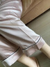 金三塔真丝睡衣女100%桑蚕丝外穿丝滑亲肤凉感套装居家服礼物 [热荐]19姆米香妃色 L 实拍图