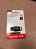闪迪（SanDisk）128GB USB3.2 U盘 CZ550黑色 读速100MB/s 安全加密 数据恢复 学习办公电脑车载 高速大容量优盘 实拍图
