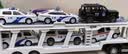 妈宝孖宝合金警车玩具车3-6岁2儿童运输小汽车模型男孩双层拖车超大号货车 实拍图