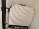 莎米特行李箱18英寸商务空乘登机旅行箱可上飞机小型拉杆箱 PC338TC米白 实拍图