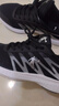 李宁（LI-NING）透气跑步鞋夏季新款轻质男鞋拼接网面软底减震耐磨休闲运动鞋 黑色/标准白(推荐) 软弹舒适 40 （内长250mm） 实拍图