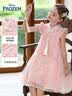 迪士尼艾爱莎公主裙子女童2026新款儿童夏季演出服新中式旗袍汉服连衣裙 实拍图