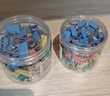 得力（deli）24只32mm中号莫兰迪色时尚长尾票夹  升级新配色 24只/筒 8553A 实拍图