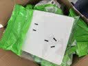 施耐德开关插座面板 皓呈升级款 家用86型墙壁电源插座 皓隽斜五孔10只 实拍图
