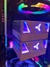 乔思伯（JONSBO）CR-3000ARGB版白色款 CPU风冷散热器(双塔双风扇/镀镍7热管/ARGB同步/PWM/多平台/附硅脂) 实拍图