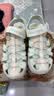 Skechers斯凯奇小护甲凉鞋女童凉鞋包头透气魔术贴沙滩鞋公主鞋302721L 实拍图