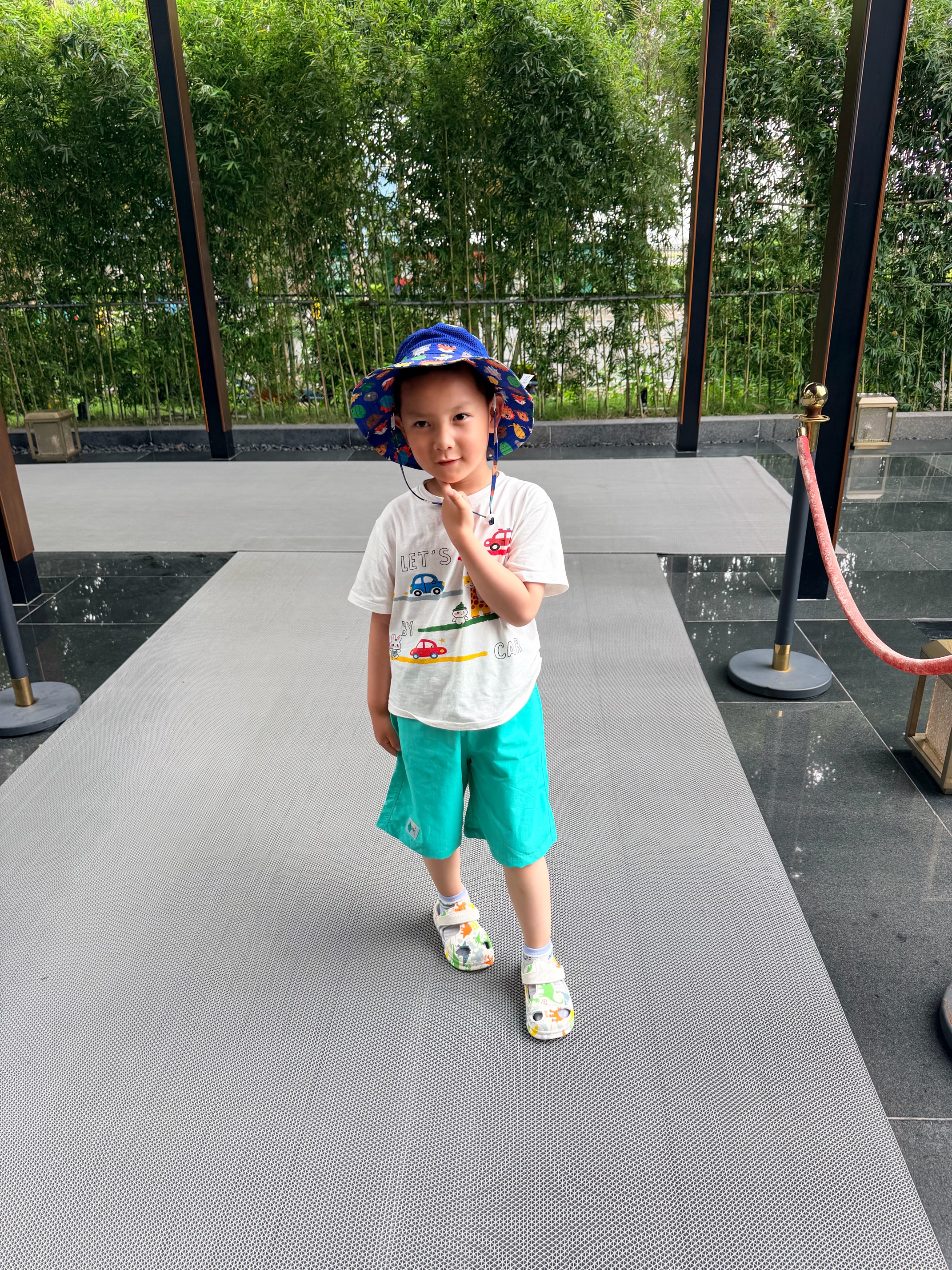 Kocotreekk树儿童裤子短裤速干透气沙滩裤夏季男童裤子女童裤子亮色五分裤 实拍图