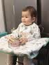 葆氏一体式餐椅罩衣可拆卸袖子防水隔污儿童吃饭辅食防脏宝宝围兜 实拍图