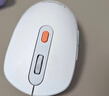 联想（Lenovo）无线蓝牙双模充电鼠标 蓝牙5.0/3.0 便携办公鼠标人体工学设计 Howard Mouse 2022充电版樱花白 实拍图