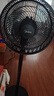 美的（Midea）【超级单品】七叶轻音立式电风扇家用柔风落地扇台式桌面小型风扇大风量节能摇头宿舍电扇 SAF30AB 实拍图