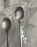 双枪（Suncha）双枪钛健康不锈钢勺子家用高档精致调羹吃饭勺长柄加深饭勺4只装 实拍图