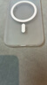 猩球卫士高级感防指纹适用Apple/苹果iPhone17磁吸瓦楞手机壳超薄行李箱条纹保护套磨砂外壳白 实拍图