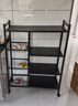 全品屋厨房置物架落地多功能用具层架收纳家用水果蔬菜篮子储物货架348 实拍图