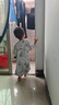 威尔贝鲁【吸湿排汗】婴儿睡袋1-3岁儿童前4后2宝宝夏季薄款睡衣云端蓝L 实拍图