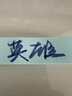 英雄（HERO） 钢笔 E609美工弯尖 铱金日常书写书法练字三年级中小学男女墨水笔 耀黑 简装 M美工尖 实拍图